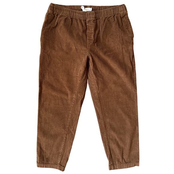 Onia Mens Pull On Elastic Waisted Corduroy Cotton Pant Pocket Size Large - Picture 1 of 6